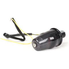 Blinker Moto Nostra Lenkerblinker 12 Volt schwarz für Vespa V50, 50SS, 50SR, 50 Sprinter, 90SS, 90 Racer, PV125, Sprint150, Rall