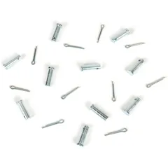 Clevis pin Ø=5.4x11mm + splint, brake pedal -BGM ORIGINAL- Vespa VNA, VNB, VBA, VBB, Super, GL, GT, GTR, TS, Sprint, GS, SS, Ral