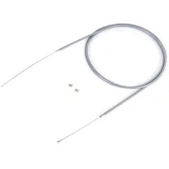 Zug universal BGM Original Ø=1.9mm x 2500mm, Hülle= 2200mm, Nippel Ø=8.0mm x 8mm, Innenhülle PE, grau verwendet als Kupplungszug