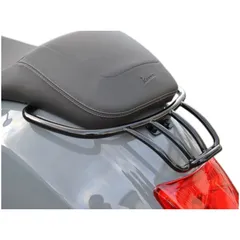 Gepäckträger hinten Moto Nostra mit Soziushaltegriff schwarz glänzend für Vespa GT, GTL, GTV, GTS, GTS Super, GTS HPE, GT60 125-