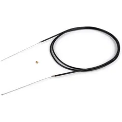 Universal cable -BGM ORIGINAL, Ø=1.2mm x 2500mm, hose= 2200mm, fitting Ø=3mm x 3mm, PE inner liner, plaited cable, black- used a