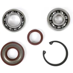 Bearing and oil seal set for crankshaft conversion to ETS -BGM PRO- Vespa V50, PV125, ET3, PK50, PK80, PK125 - 1x 6303 + 1x 6005
