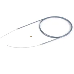 Universal cable -BGM ORIGINAL, Ø=1.2mm x 2500mm, hose= 2200mm, fitting Ø=3mm x 3mm, PE inner liner, plaited cable, grey- used as