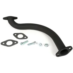 Auspuffkrümmer BGM PRO Ø30mm Vespa Banane PV125, ET3 Big Bore Krümmer passend für Piaggio, Faco und Sito Bananenauspuff Stahl, s