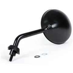 Mirror -MOTO NOSTRA Shorty- Vespa GTS 125-250-300, GTL 125 (ZAPM 31101) - for right and left hand side - semi-matt black - right