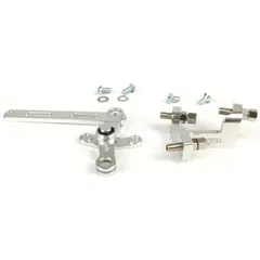 Schaltwaagen-Set inkl. Stellblock BGM Pro made by JPP, Aluminium CNC Lambretta LI, LIS, SX, TV (Serie 2-3), SX, DL, GP Silbern e
