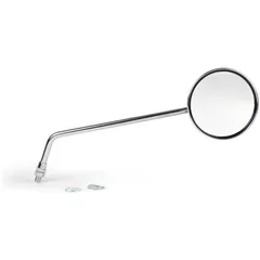Mirror -BGM PRO, Ø=105mm- Vespa V50, 50N, PV125, ET3, Rally, Sprint, PX, Super, TS125, GT125, GTR125, GL150, SS180 - Chrome, rig