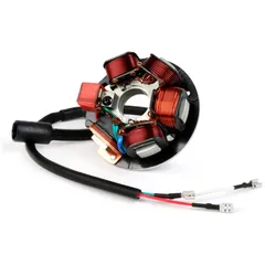 Ignition -BGM PRO Base plate HP V2.5 Silikon- Vespa PK XL - 5 coils, 6 cables (round plug with 3-pin) - for vehicles without bat