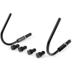 Bracket for flyscreen -MOTO NOSTRA, w=340mm, h=105mm- Vespa GT, GTL, GTS, GTS Super, GTS 125-300 HPE (2019-) cc - black 50738