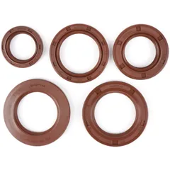 Oil seal set engine -BGM PRO, FKM/Viton® (E10/etahnol resistant)- Lambretta LI 125-150 (Serie 2-3), LIS, SX, TV (Serie 2-3), GP/