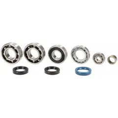 Bearing and oil seal set for engine casing and crankshaft -QUATTRINI M200- Vespa V50/PV/ET3/PK - 6205TN9 C4 - FKM/Viton® 50780