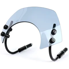 Flyscreen with black brackets -MOTO NOSTRA, w=340mm, h=105mm- Vespa GTS 125-300 HPE (2019-) cc - smoke grey 50823