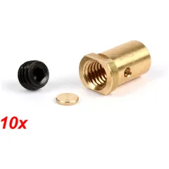 Trunnion set, long -BGM PRO Oversize Ø=10.1x16.25mm- Lambretta LI, LIS, SX, TV (series 2-3), DL, GP - 10 pcs 50827
