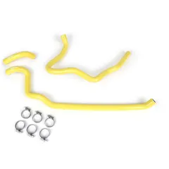 Kühlerschlauch-Set BGM PRO Silikon 180°C Vespa GT 125-200, Vespa GTL 125-200, Vespa GTS 125-300, Vespa GTV 125-250 gelb 50830