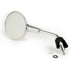 mirror left Moto Nostra Shorty chrome for Vespa GTS 125-300 HPE 19-, Primavera 50-150, Vespa Sprint 50-150 50887