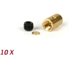 Trunnion set, long -BGM ORIGINAL Ø=10x16.25mm- Lambretta LI, LIS, SX, TV (series 2-3), DL, GP - 10 pcs 50908