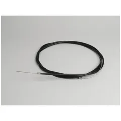Universal cable -Ø=1,2mm x 2500mm, hose= 2200mm, fitting Ø=3,0mm x 3mm- used as throttle cable - plaited cable PE - black 50934