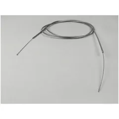 Universal cable -Ø=1,2mm x 2500mm, hose= 2200mm, fitting Ø=3,0mm x 3mm- used as throttle cable - plaited cable PE - grey 50963