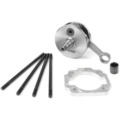 Crankshaft set -BGM Pro Racing full circle web, 54mm stroke, 105mm conrod- Vespa PK125 XL2, PK125 ETS (Ø=24mm cone) 51075