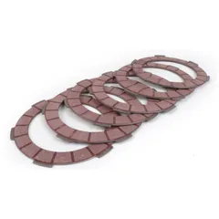 Clutch friction plate set -BGM PRO Superstrong Racing Red- Lambretta LI, LIS, SX, TV (series 2-3), DL, GP - 6 plates 51091