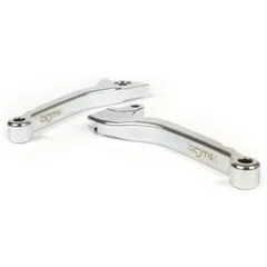 Bremshebel Set BGM PRO CNC Sport, kurz (130mm) Vespa LX, LXV, S, Primavera 50-150, Sprint50-150 chrom 51116