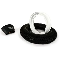 Reifen komplett Set BGM Classic, Lambretta 3.50 10 Zoll TT 59P (reinforced) Felge 2.15-10 weiß 51214