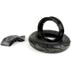 Reifen komplett Set BGM Sport, Vespa 3.50 10 Zoll TT 59S (reinforced) Felge 2.10-10 schwarz 51265