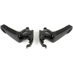 Fußrasten-Set Moto Nostra Vespa GT, GTL, GTS 125-300, GTV schwarz glänzend/schwarz glänzend 51285