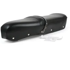 Seat -BGM PRO Pegasus with badge and riveted- Lambretta LI, LI S, SX, TV, DL, GP - black 51290