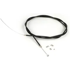 Universal cable -Ø=1,2mm x 2500mm, fitting Ø=5,5mm x 7mm- used as throttle cable - plaited cable PTFE 51343