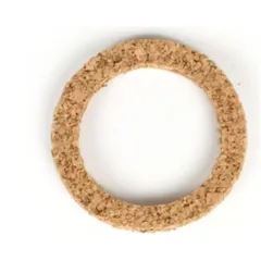 Gasket fuel tap glass -BGM ORIGINAL 26.5x35x4mm- Vespa Wideframe VN, VM, ACMA - cork 51374