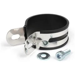Halteschelle für Endschalldämpfer BGM PRO Clubman Sport Lambretta Serie 1-3 inkl. Gummi 51376