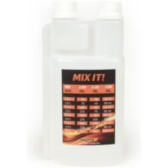 Oil jug - squeeze bottle -BGM PRO 500ml- with dosing chamber and two lids 51406