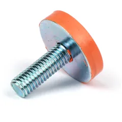 Rubber buffer Ø=27mm x 6mm with threaded rod M8 for centre stand BGM PRO Soft Stop System 51460