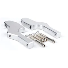 Fußrastenadapter Sozius Moto Nostra CNC, silbern Vespa GT, GTL, GTS, GTV 125-300 51537