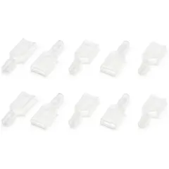 Isolierschlauch für Kabelschuh Flachstecker 6,3mm Ø=0,5-1,0mm² DIN 46248 10stk. 51541