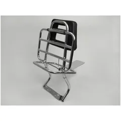 Gepäckträger mit Rückenlehne Moto Nostra Vespa PX80, PX125, PX150, PX200 Chrom 51562