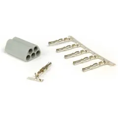 Stecker für Kabelbaum BGM PRO, 5 Steckkontakte Vespa, Piaggio, Gilera Stecker 51599