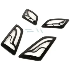 Blinkergitter-Set Moto Nostra Vespa GT, GTL, GTV, GTS 125-300 schwarz matt 51652