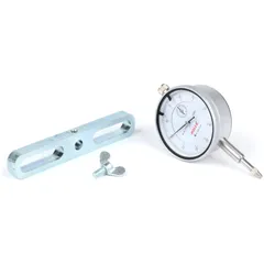 Dial gauge -BGM ORIGINAL- Universal 0.01-10mm- with bracket for cylinder studs 51682