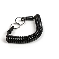 Schlüsselspirale Schlüsselanhänger Moto Nostra Länge 150mm Schwarz 51777