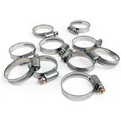 Schlauchschellen (10 Stück) Universal 25-40mm Bandbreite = 9mm 51899