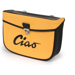 saddle bag Moto Nostra Ciao black-yellow 52214