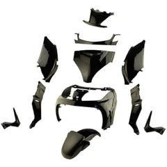 Verkleidungskit 11-teilig schwarz glänzend für Yamaha X-Max 125-250ccm, MBK Skycruiser 125-250ccm -2009 52397