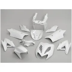 fairing kit 11-piece white for Yamaha Aerox, MBK Nitro 50cc, 100cc 2-stroke 52402