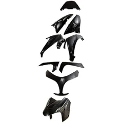 Verkleidungsteile Kit 9-teilig schwarz für Yamaha T-Max 500 2008-2011 52403