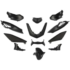 bodywork kit 12-piece black matt for Yamaha N-Max 125, 155i 2021- 52410