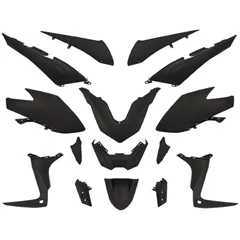 Verkleidungsteile Kit 15-teilig schwarz matt für Yamaha T-Max 560, T-Max 560 ABS Euro3 2017-2019 52411