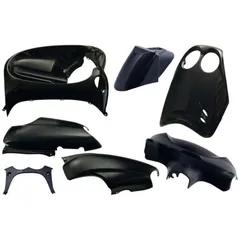 Verkleidungskit EDGE 7-teilig schwarz metallic für Yamaha Neos, MBK Ovetto 50-100ccm 2T -06/2007 52514