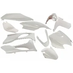 Verkleidungskit EDGE 9-teilig weiß metallic für MBK Mach G, Yamaha Jog R, Jog R 52515